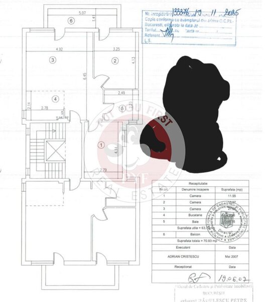 Timpuri Noi | 3 camere | 71mp | B12207